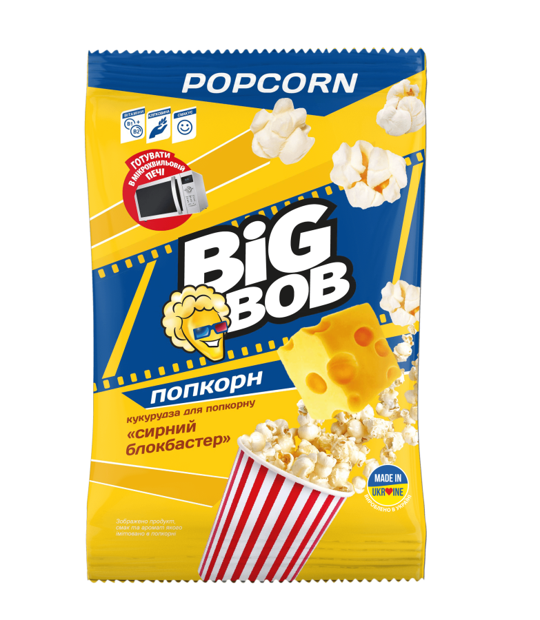 Corn for popcorn with cheese "Cheese blockbuster"