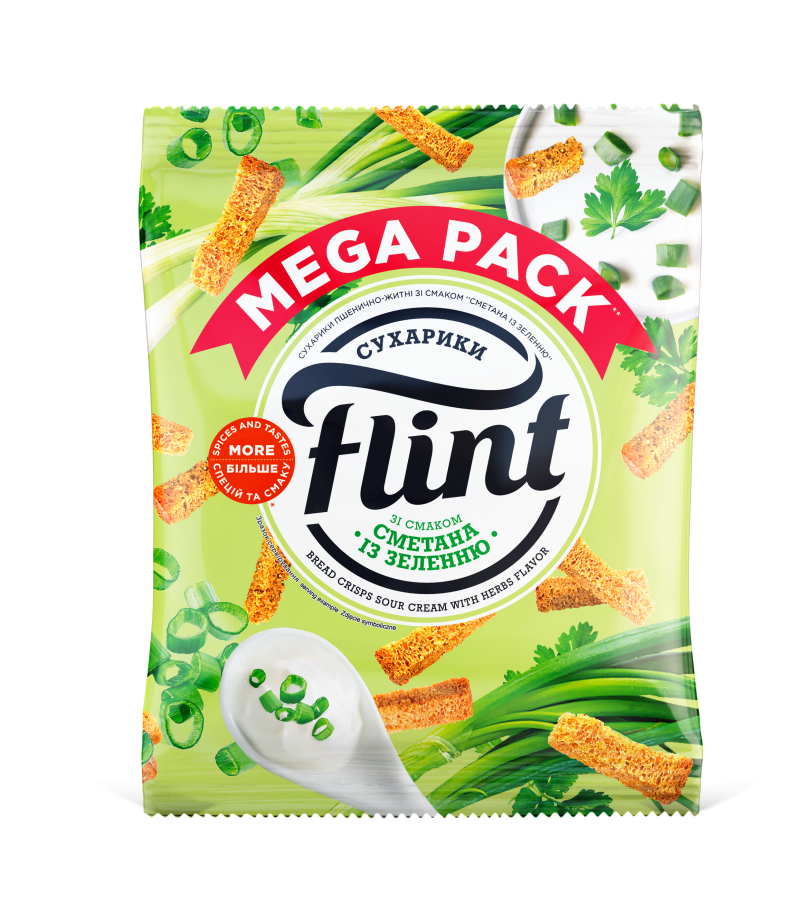Sour cream and greens
