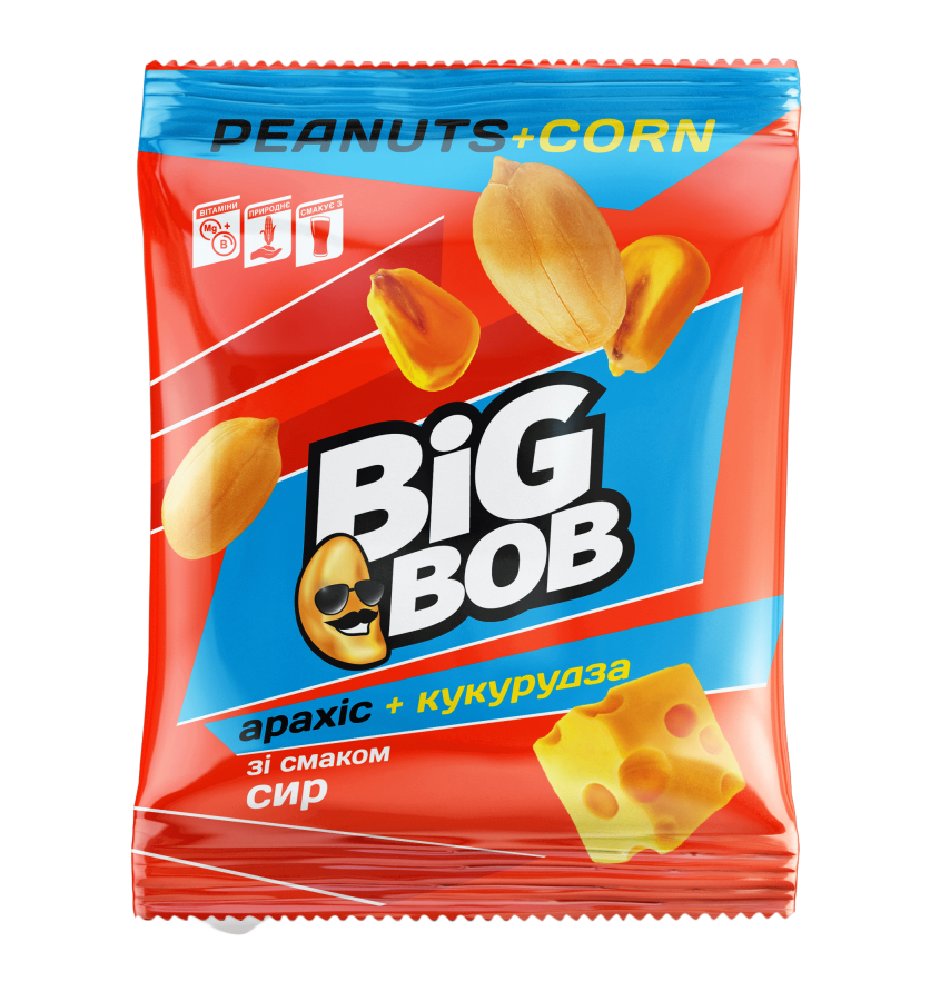 Mix of corn and peanuts flavored «Cheese»