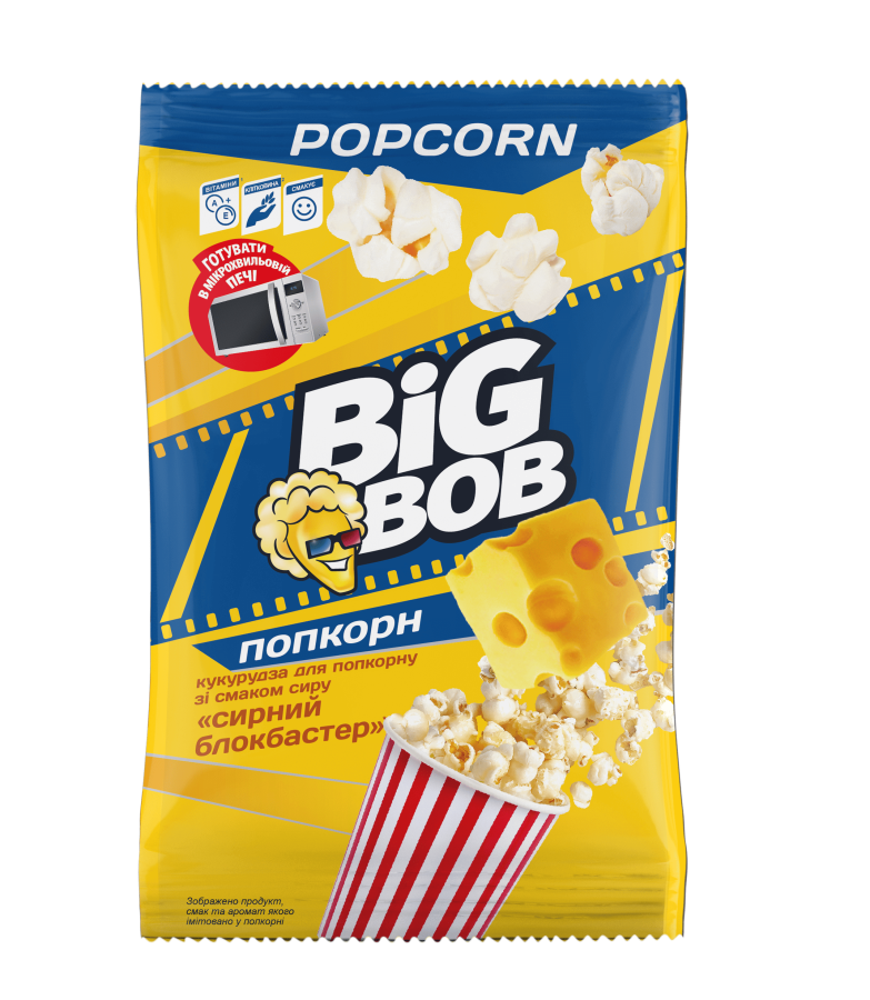 Corn for popcorn with cheese "Cheese blockbuster"