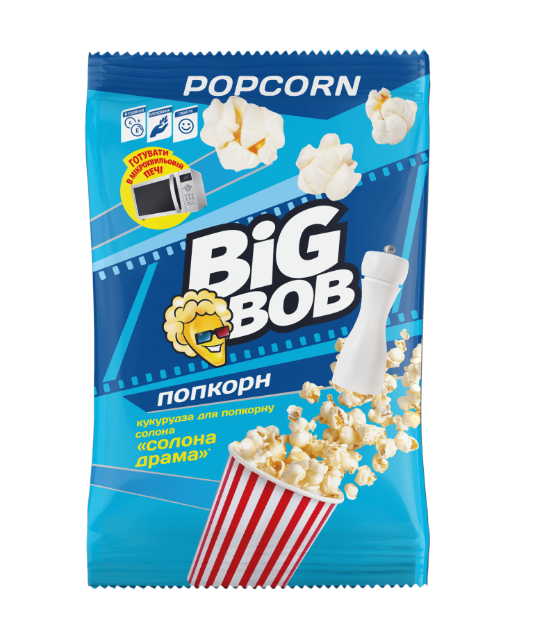 Salted corn for popcorn "Salty drama"